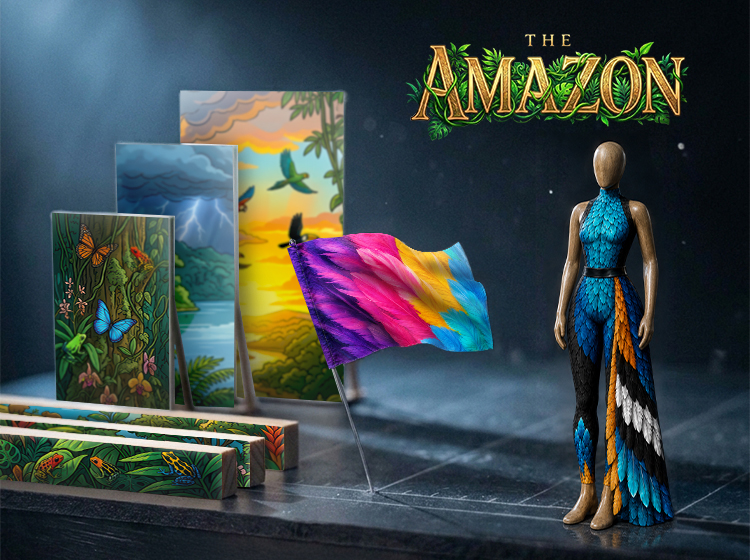 show design diorama the amazon