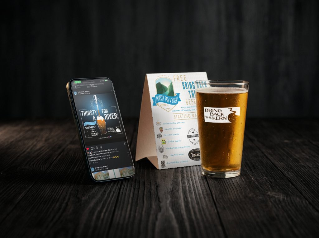 smartphone beer glass tent card stealtheglass 02