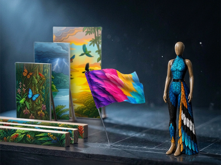 show design diorama the amazon