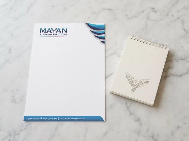 letterhead and notepad mayan
